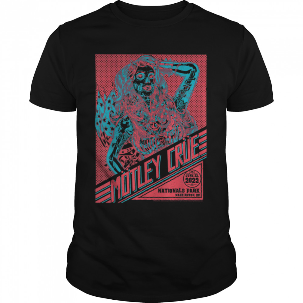 Mötley Crüe - The Stadium Tour Washington DC Event T-Shirt B0B4KQGD65