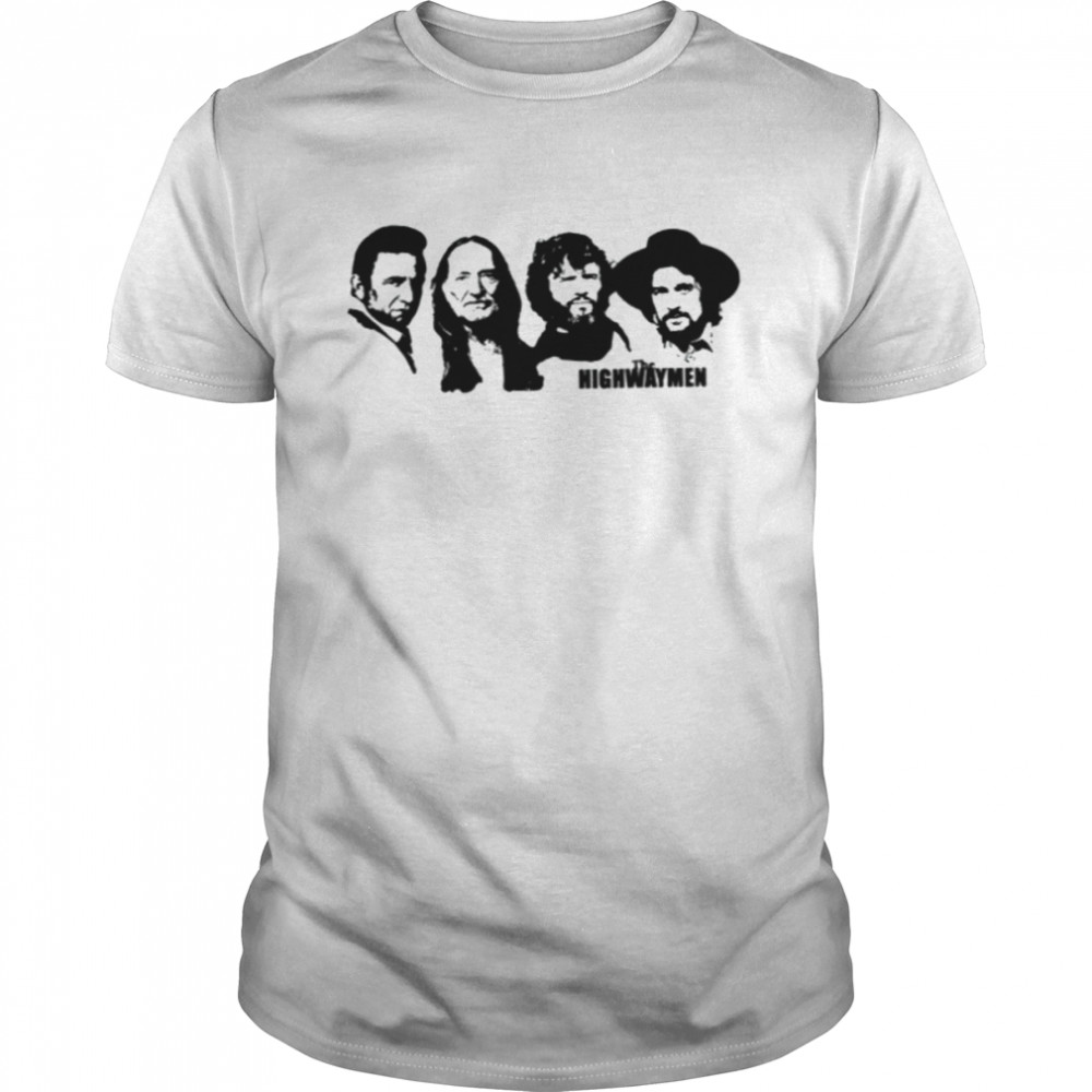 Outlaw Country Supergroup The Black Stencil shirt