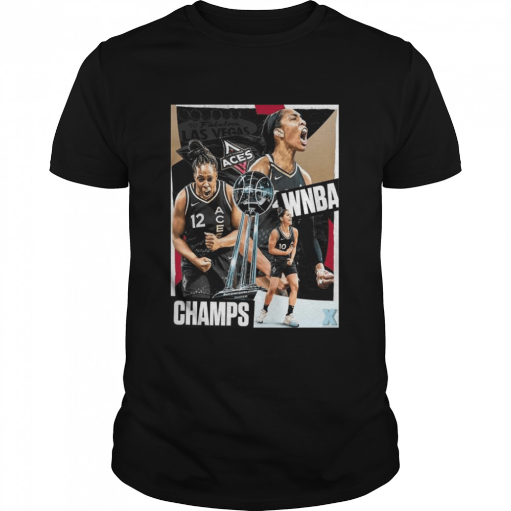 The 2022 wnba champions the first time are the las vegas aces shirt