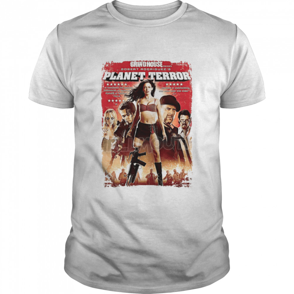 Art Planet Terror Rose Mcgowan Cherry Darling Halloween shirt Classic Men's T-shirt