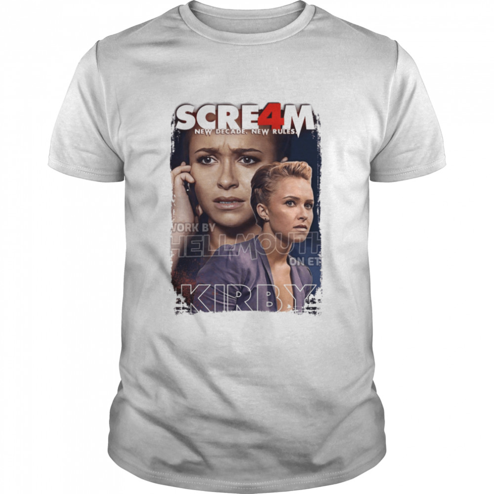 Art Scream 4 Movie Kirby Hayden Panettiere Halloween shirt Classic Men's T-shirt