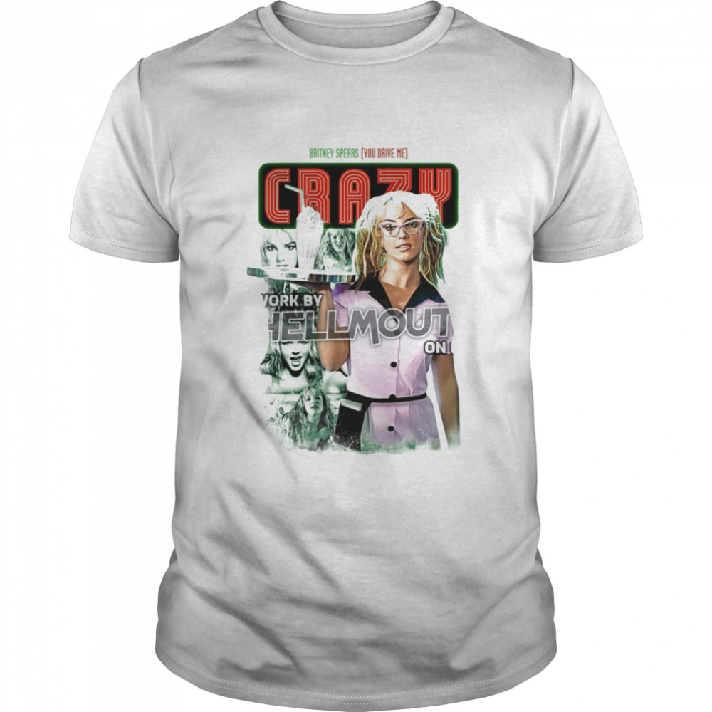 Britney Spears (You Drive Me) Crazy Retro Halloween shirt Classic Men's T-shirt