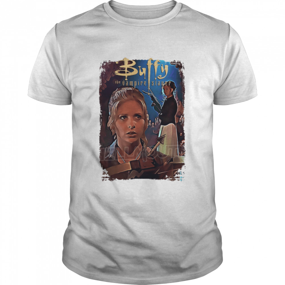 Buffy The Vampire Slayer Prophecy Girl Sarah Michelle Gellar Custom Halloween shirt Classic Men's T-shirt