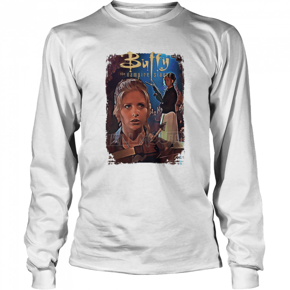 Buffy The Vampire Slayer Prophecy Girl Sarah Michelle Gellar Custom Halloween shirt Long Sleeved T-shirt