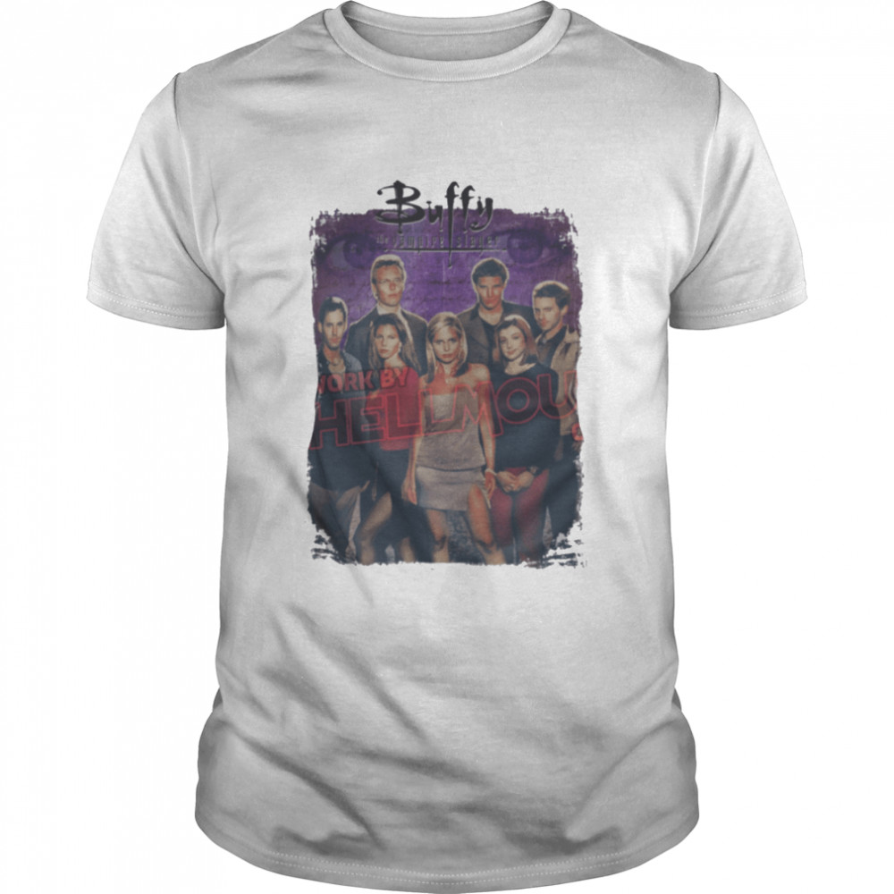 Buffy The Vampire Slayer Season 3 Cast Buffy Willow Xander Giles Cordelia Oz Angel Halloween shirt Classic Men's T-shirt