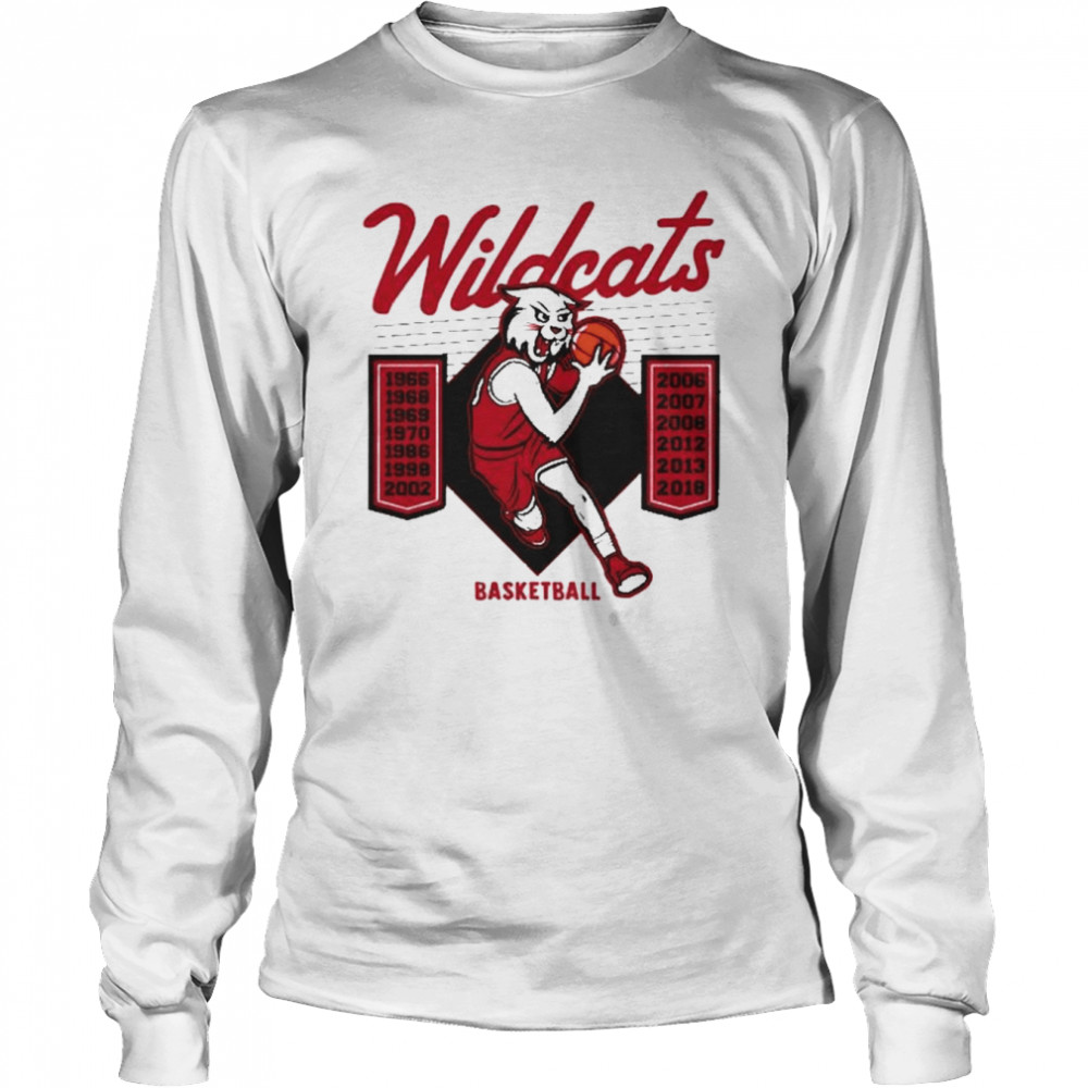 Davidson Wildcats Basketball  Long Sleeved T-shirt