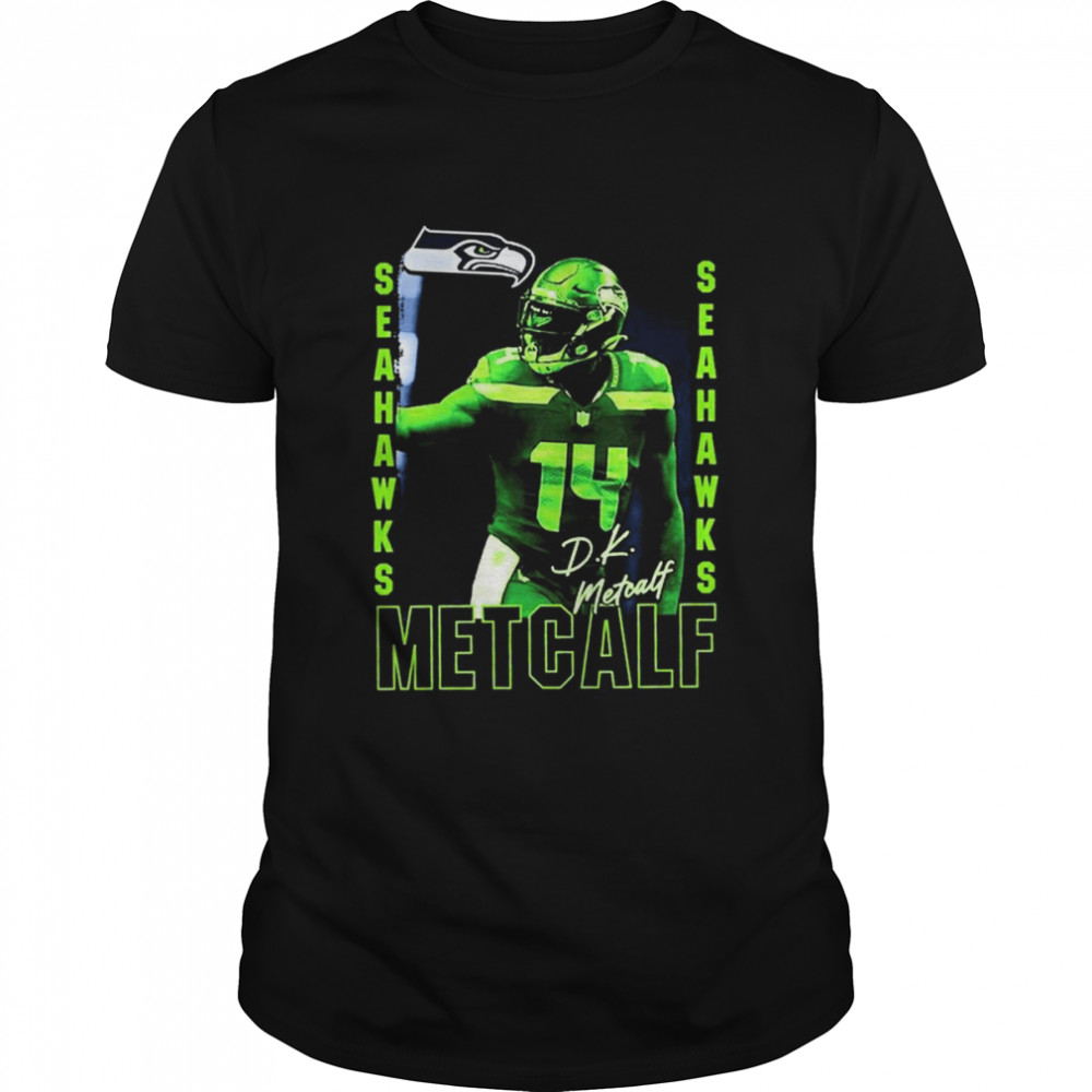 DK Metcalf Seattle Seahawks Youth Play Action Graphic T-Shirt
