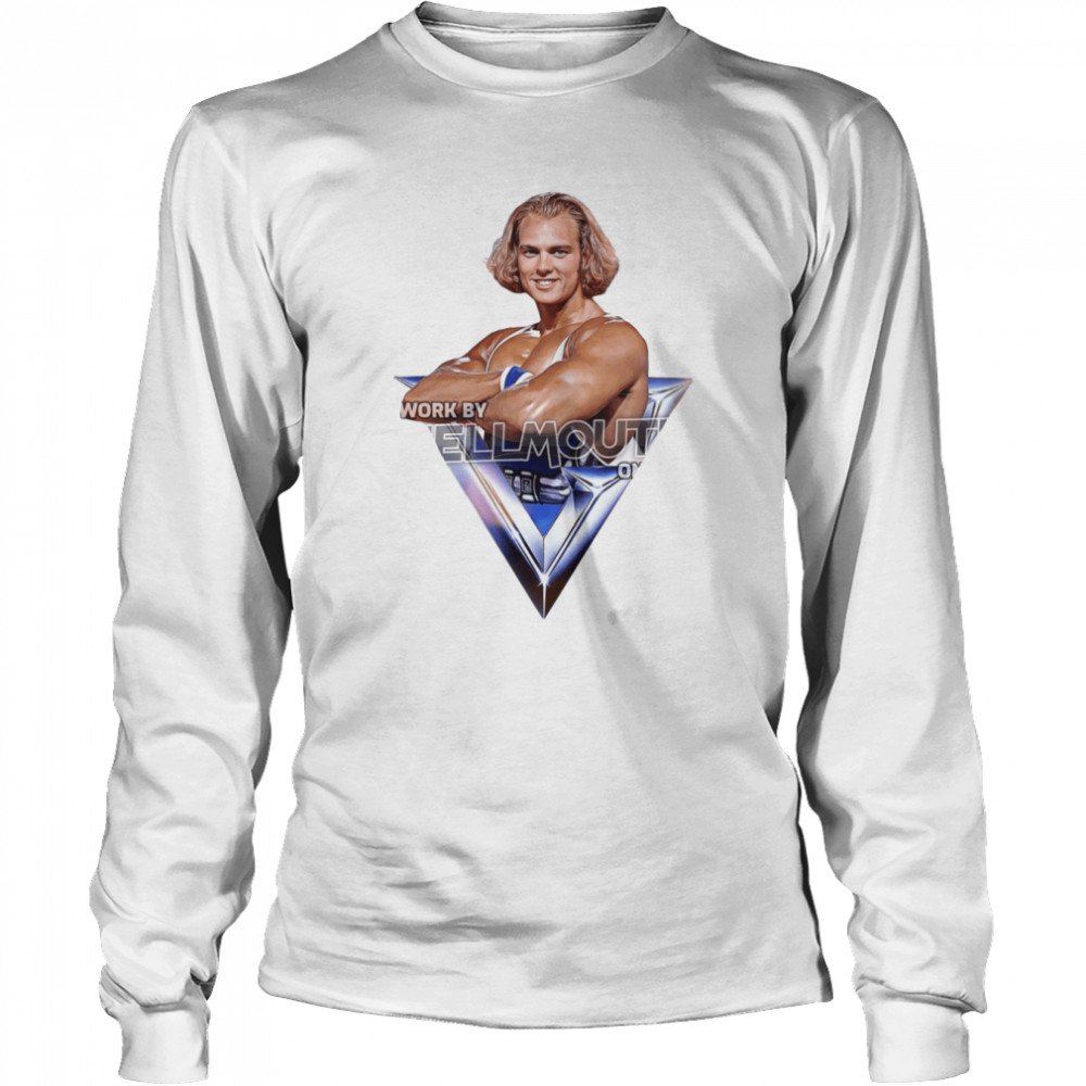 Gladiators Hunter 90s Retro Uk Tv Show James Crossley Halloween shirt Long Sleeved T-shirt