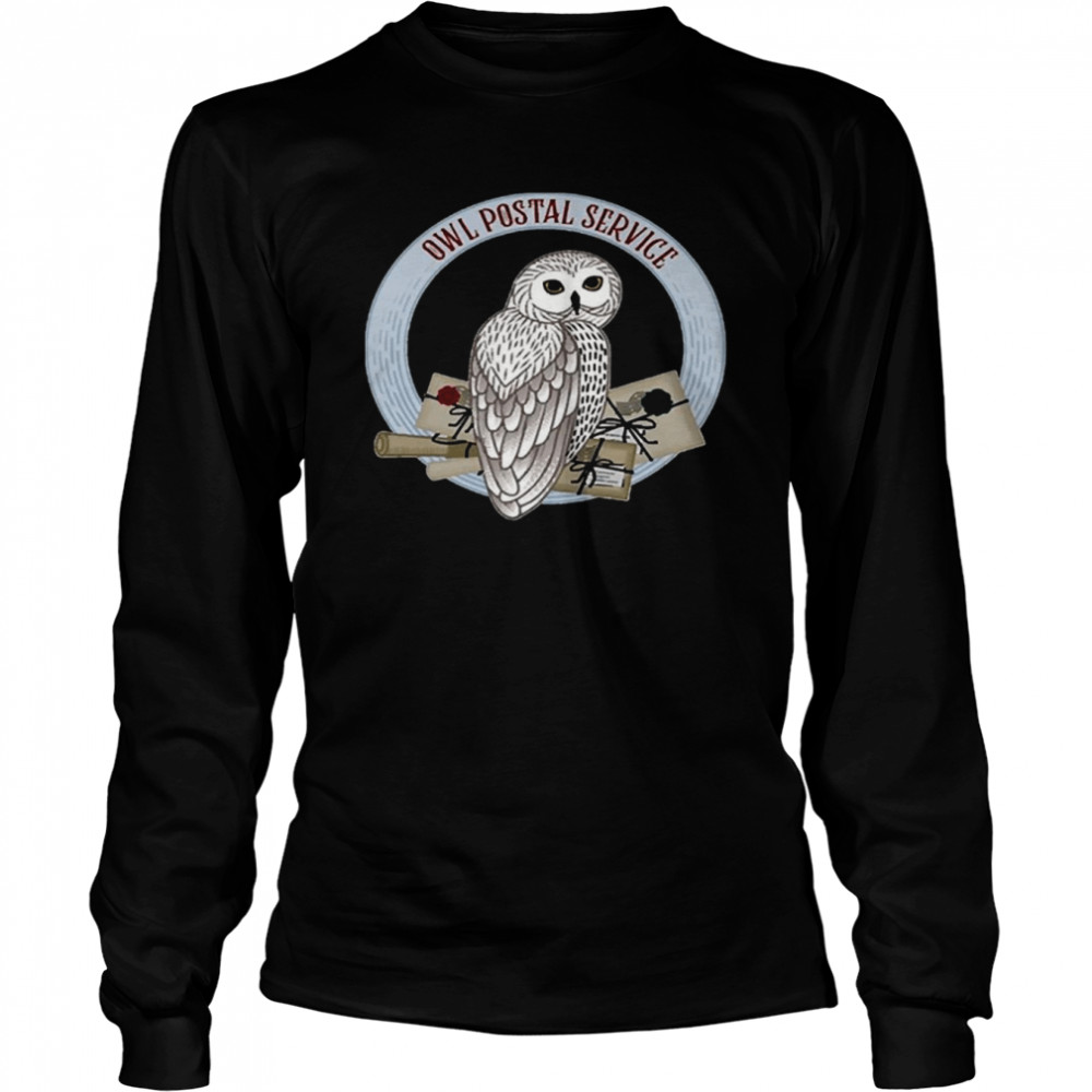 Hary Postal Service Owl shirt Long Sleeved T-shirt