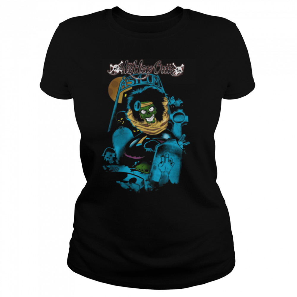 Mötley Crüe - Dr. Feelgood Asylum T- B08TK3Z3VX Classic Women's T-shirt