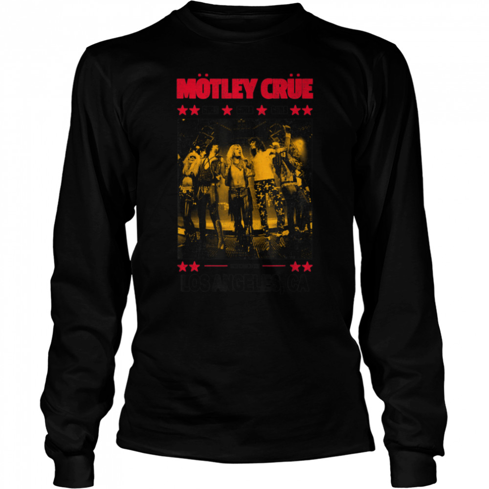 Mötley Crüe - Live in LA Girls Girls Girls T- B09ZQ6783S Long Sleeved T-shirt