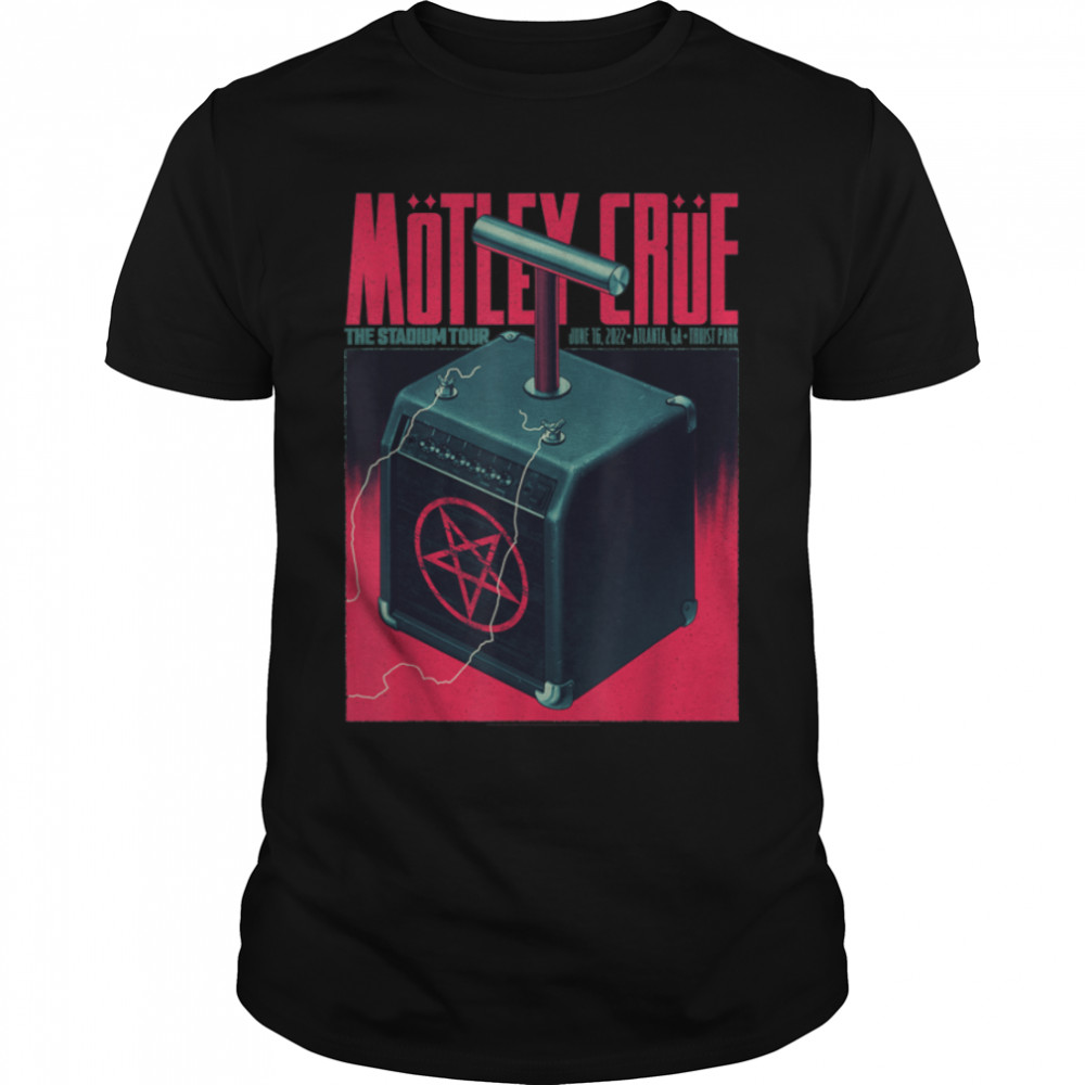 Mötley Crüe - The Stadium Tour Atlanta Event T- B0B4F7WWS9 Classic Men's T-shirt