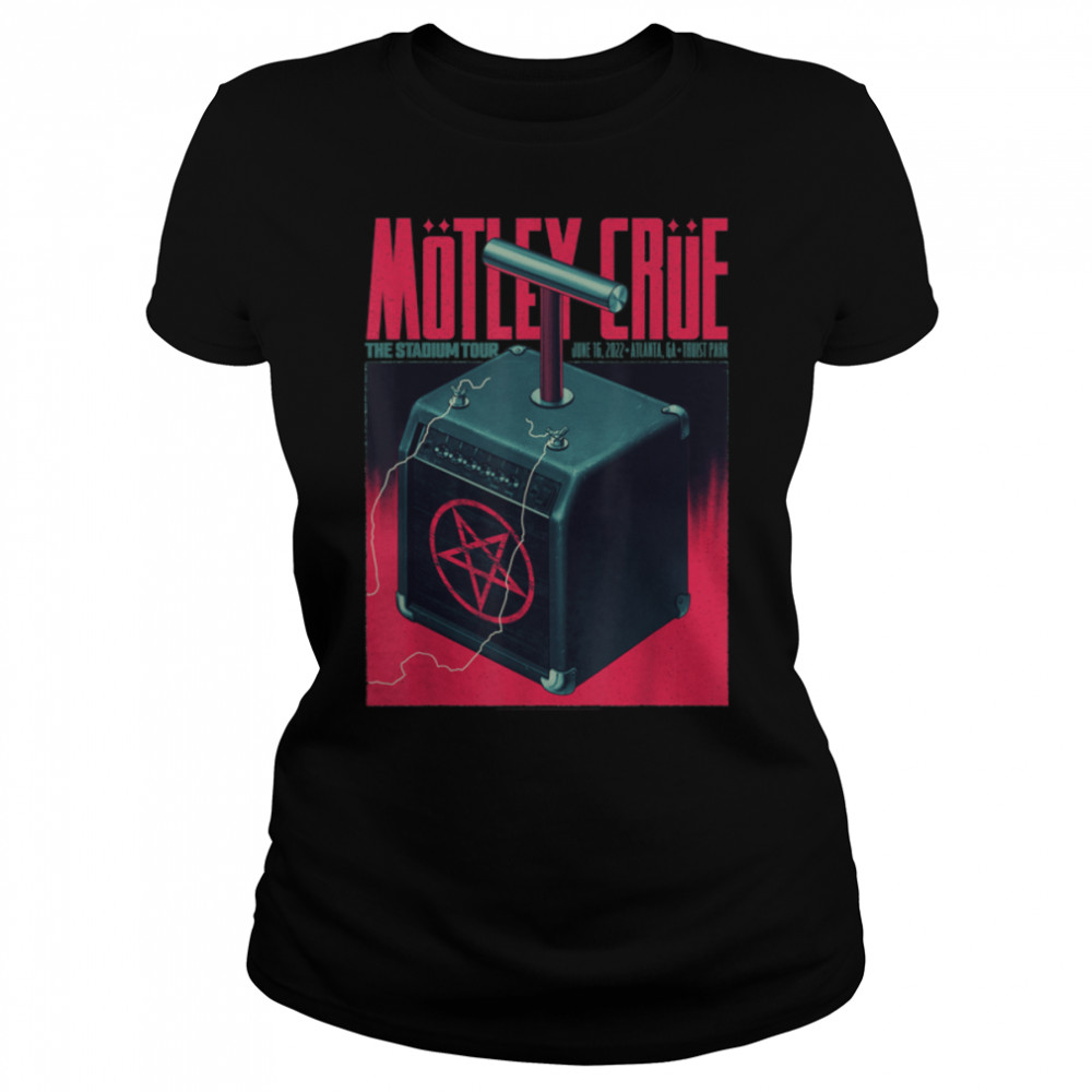 Mötley Crüe - The Stadium Tour Atlanta Event T- B0B4F7WWS9 Classic Women's T-shirt