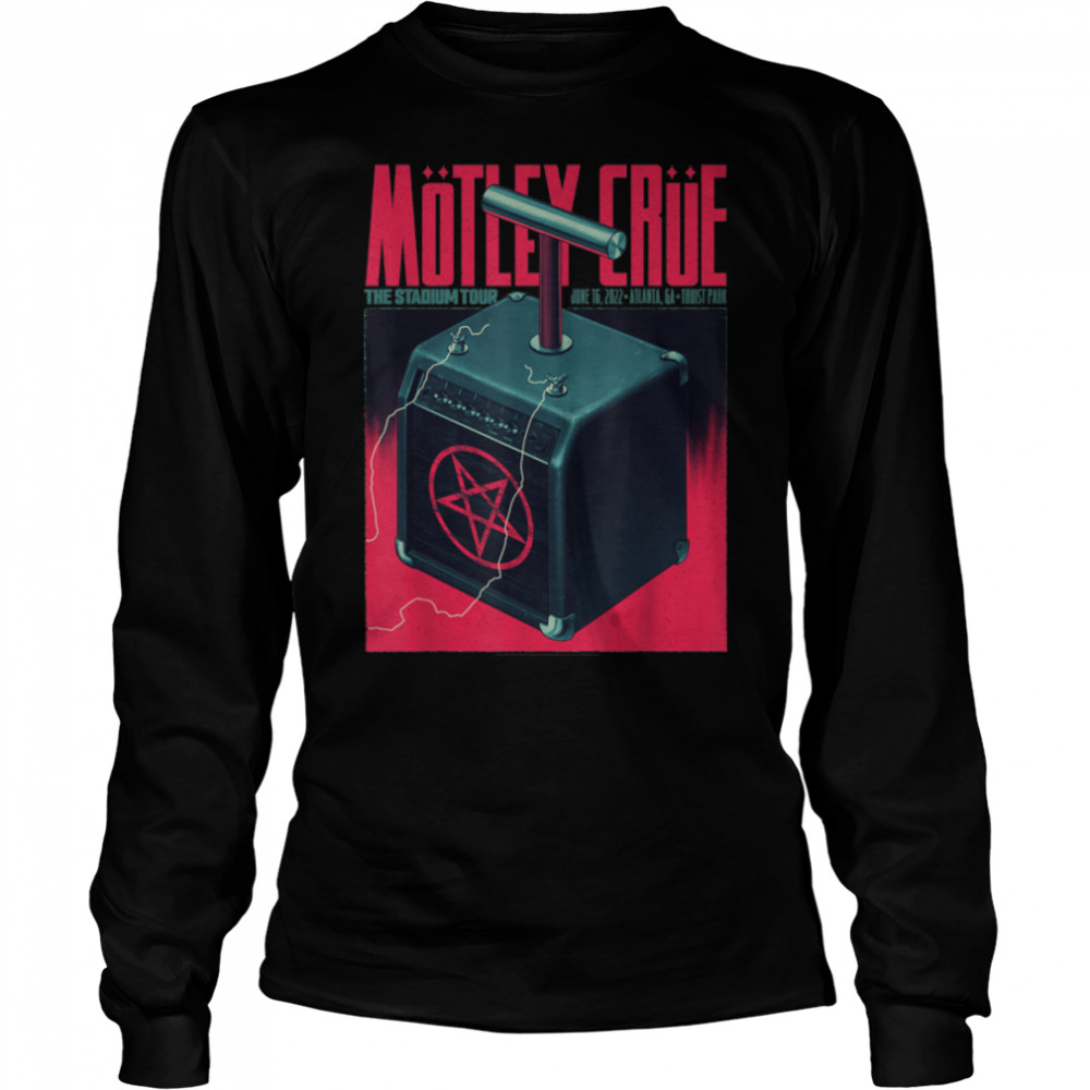 Mötley Crüe - The Stadium Tour Atlanta Event T- B0B4F7WWS9 Long Sleeved T-shirt