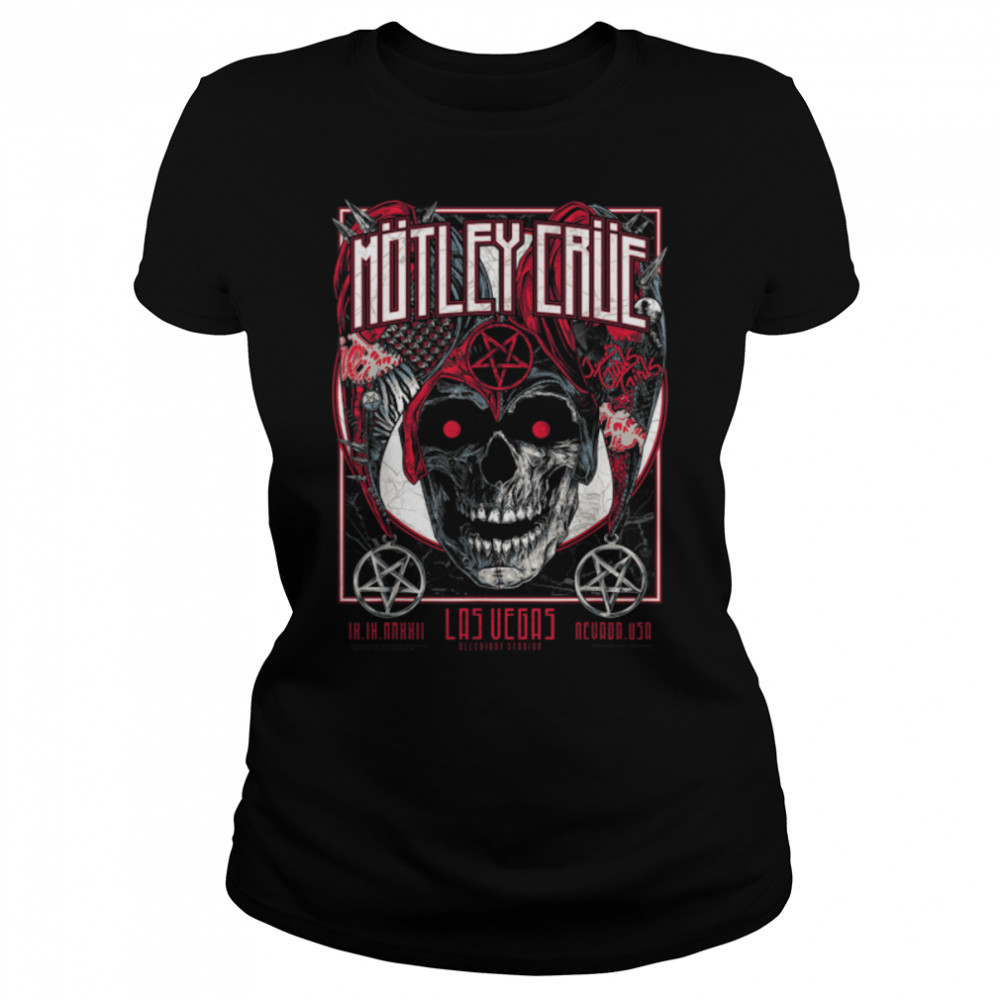 Mötley Crüe - The Stadium Tour Las Vegas T- B0BDTPR53T Classic Women's T-shirt