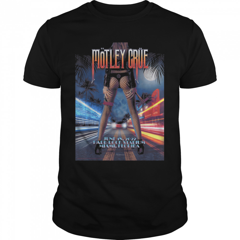 Mötley Crüe - The Stadium Tour Miami Event T- B0B4KK4YNZ Classic Men's T-shirt
