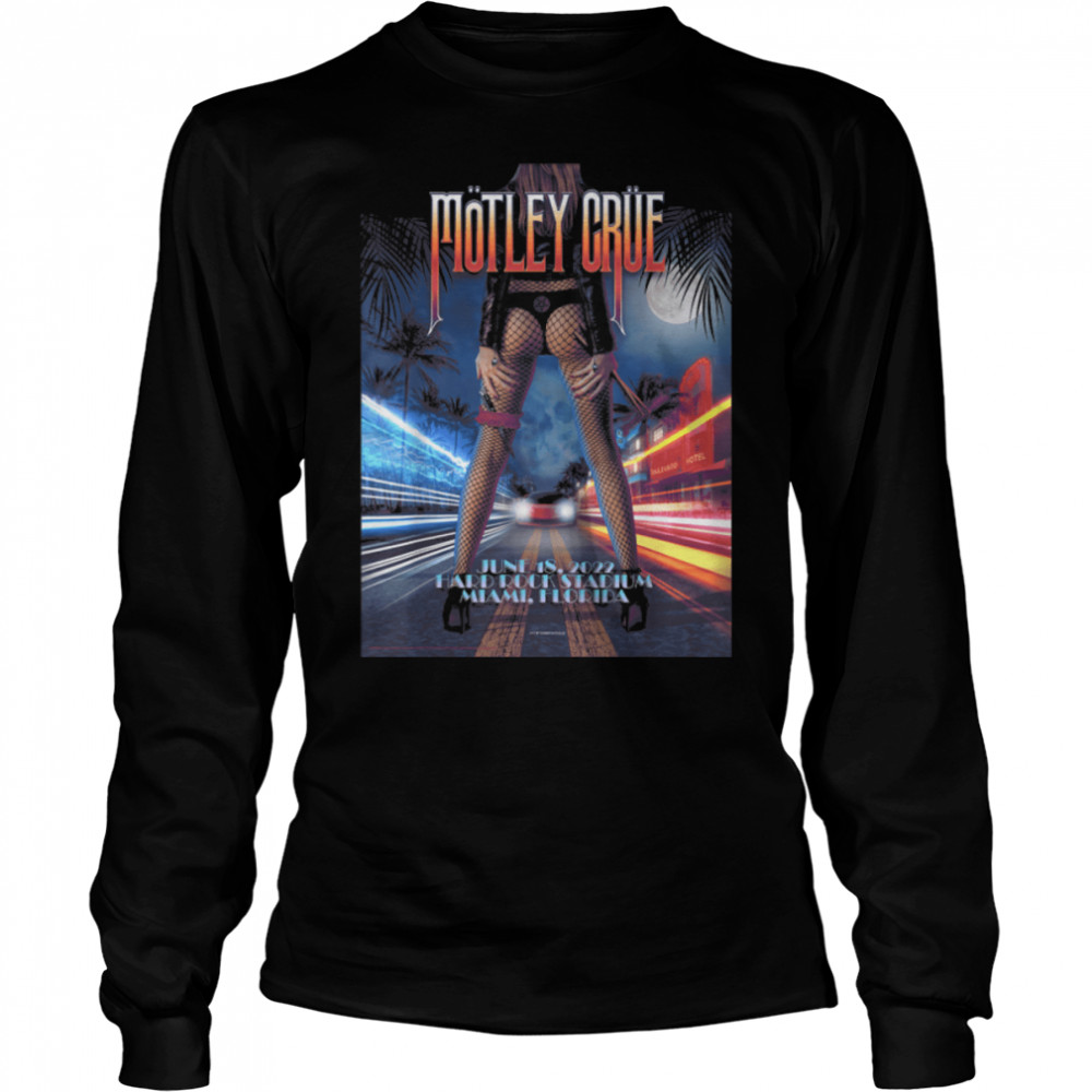 Mötley Crüe - The Stadium Tour Miami Event T- B0B4KK4YNZ Long Sleeved T-shirt