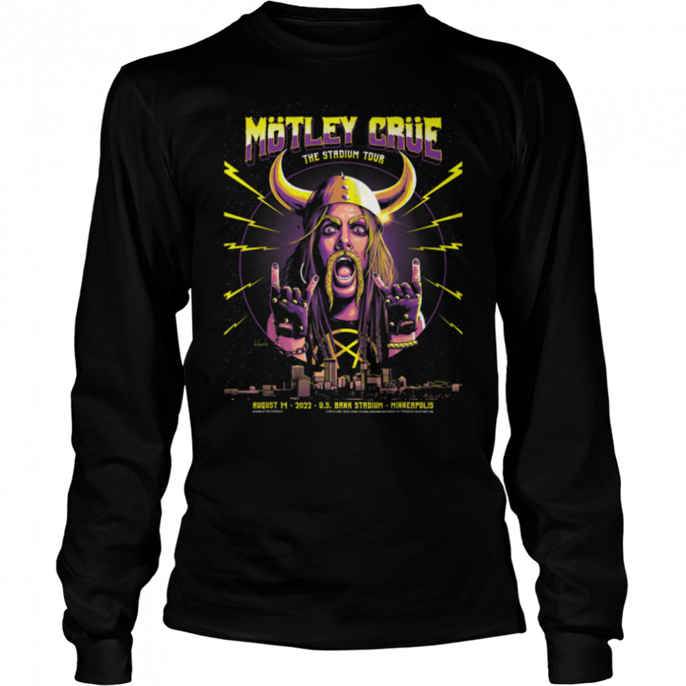 Mötley Crüe - The Stadium Tour Minneapolis T- B0B9Q4CW8N Long Sleeved T-shirt