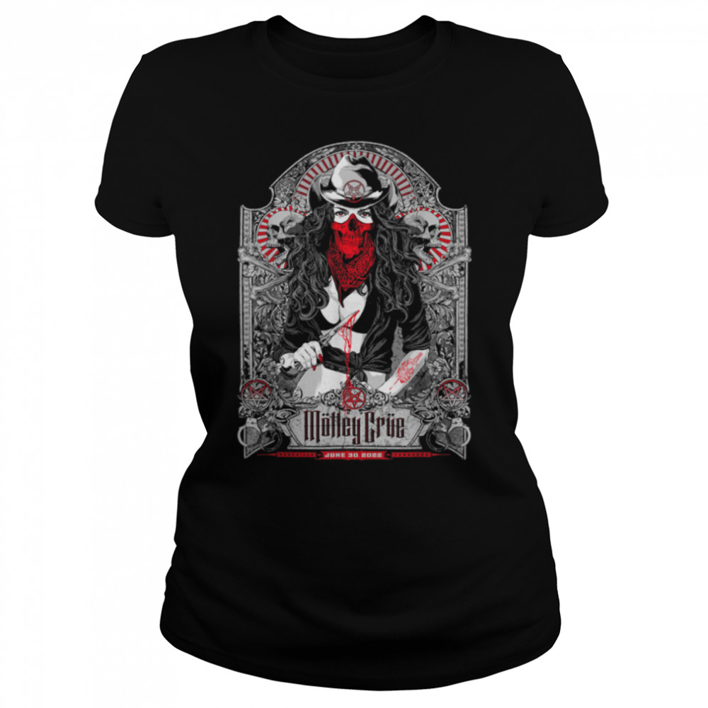 Mötley Crüe - The Stadium Tour Nashville Event T- B0B5FK88M8 Classic Women's T-shirt