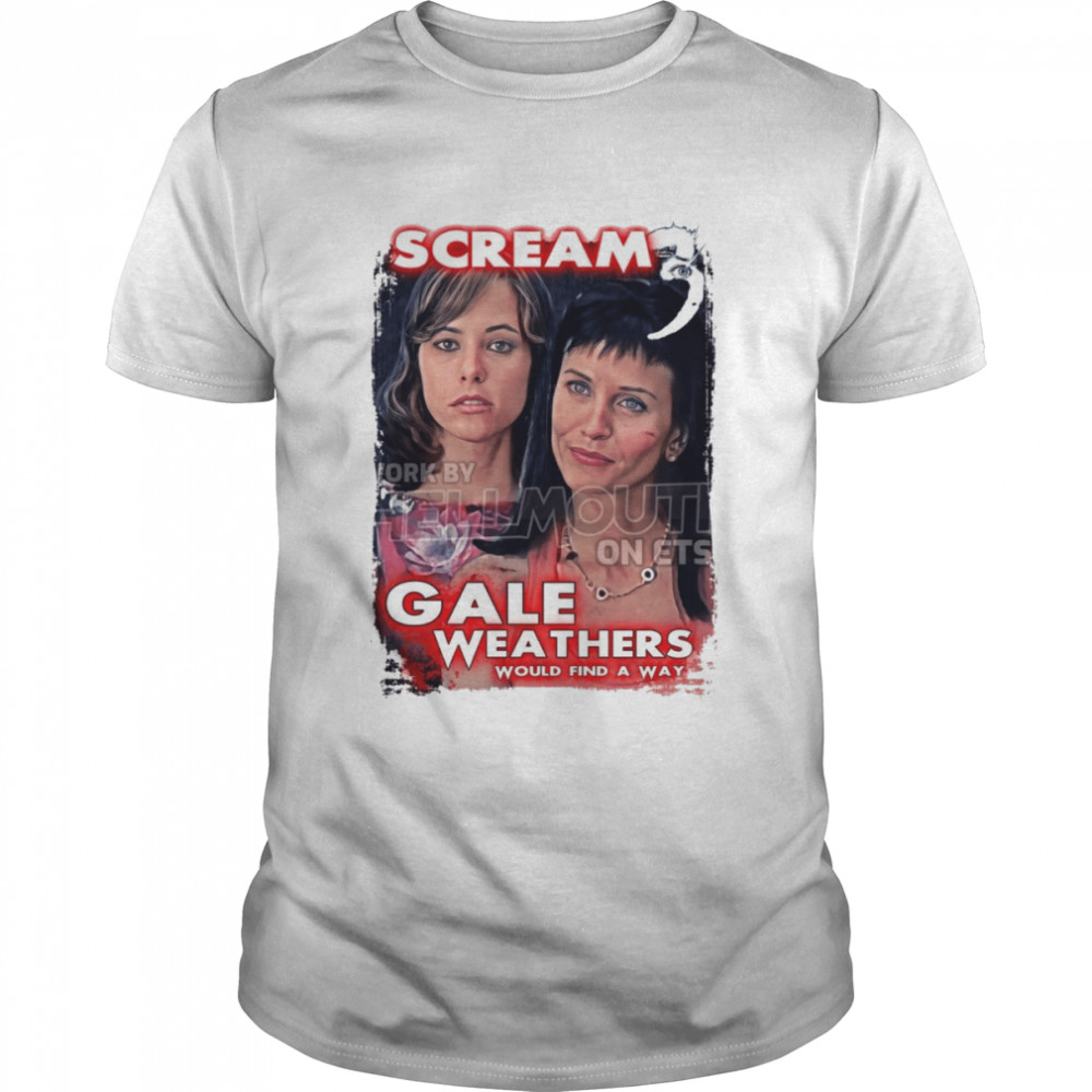 Scream 3 Gale Weathers Jennifer Jolie Parker Posey Halloween shirt