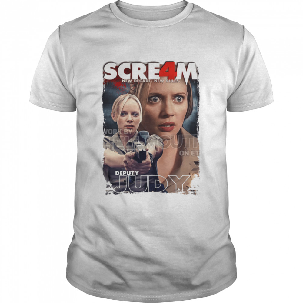 Scream 4 Judy Hicks Marley Shelton Halloween shirt Classic Men's T-shirt