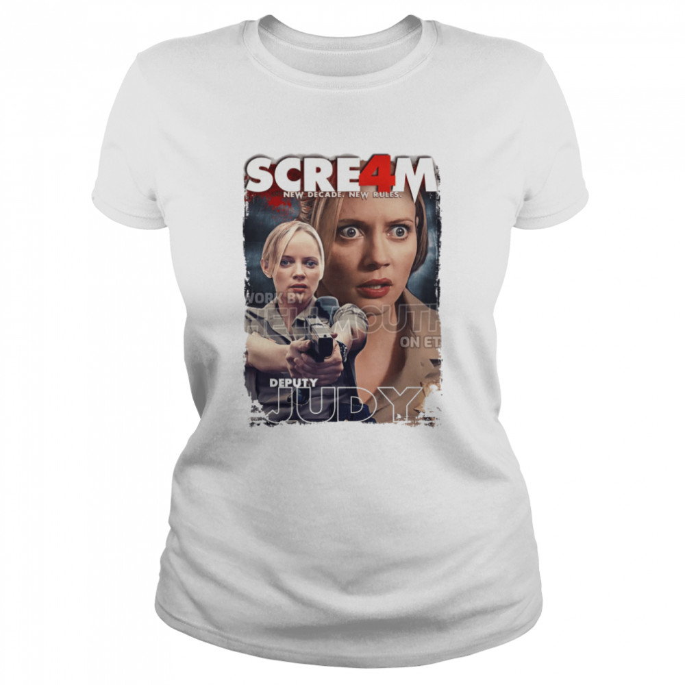 Scream 4 Judy Hicks Marley Shelton Halloween shirt Classic Women's T-shirt
