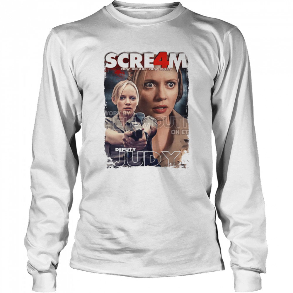 Scream 4 Judy Hicks Marley Shelton Halloween shirt Long Sleeved T-shirt