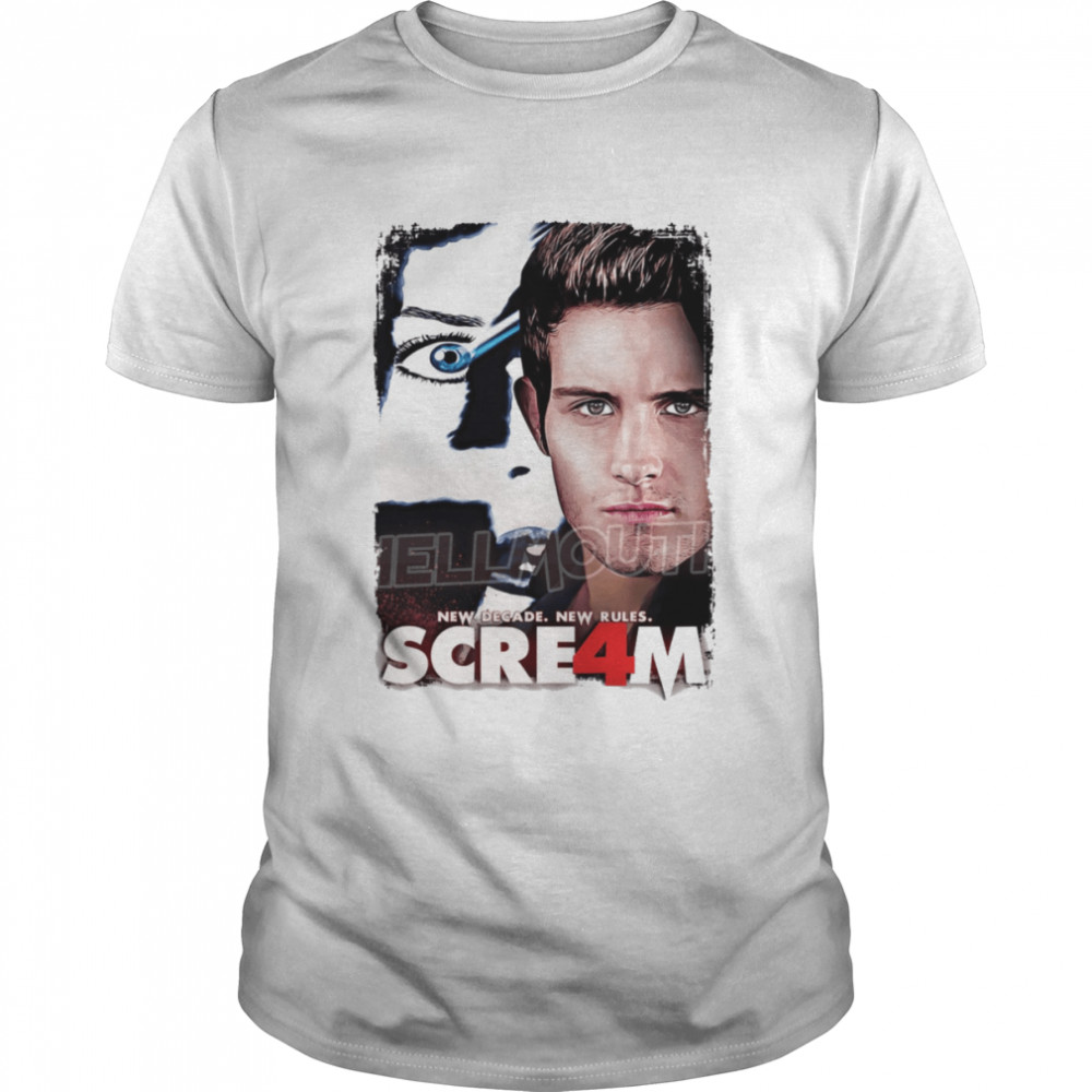 Scream 4 Movie Trevor Nico Tortorella Halloween shirt Classic Men's T-shirt