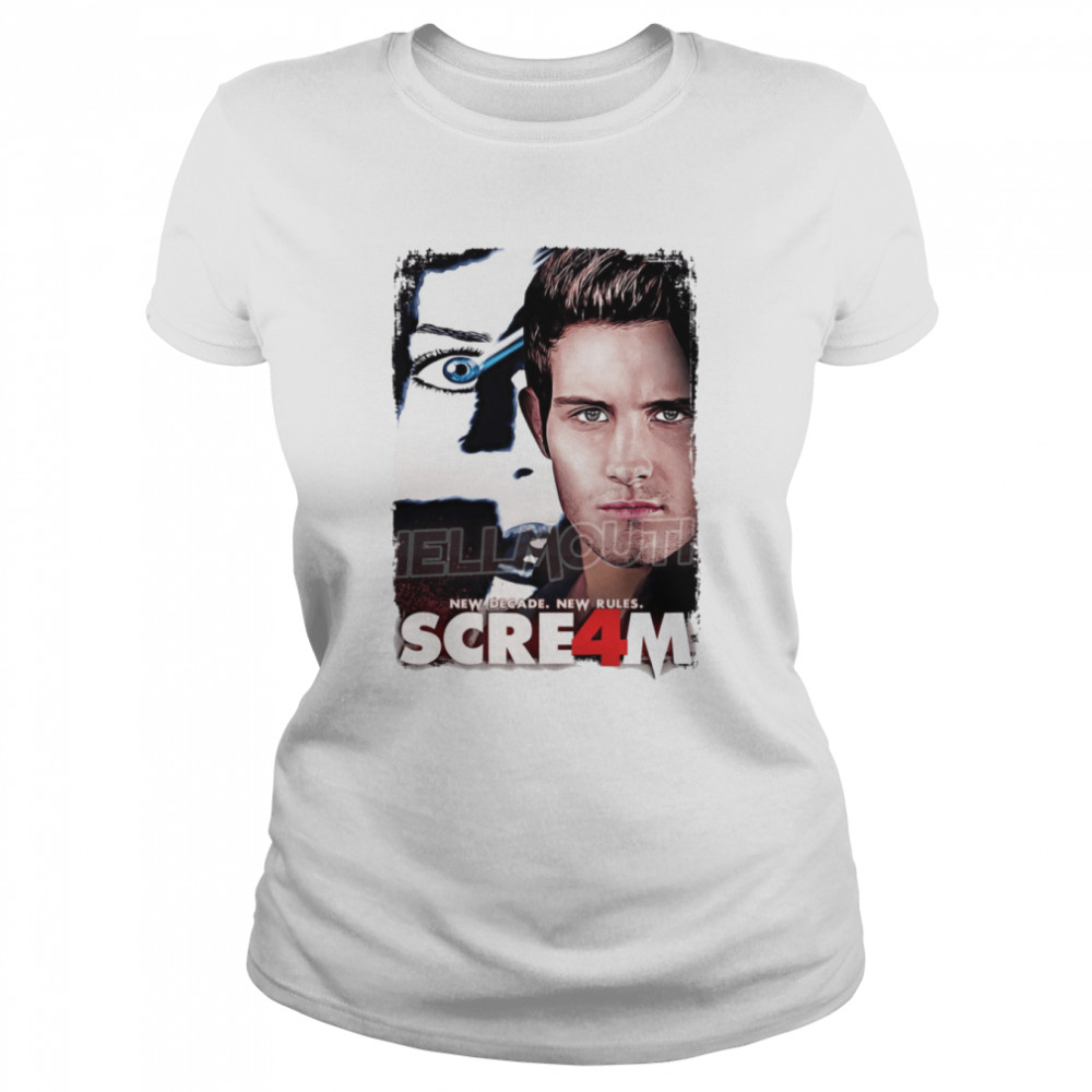 Scream 4 Movie Trevor Nico Tortorella Halloween shirt Classic Women's T-shirt