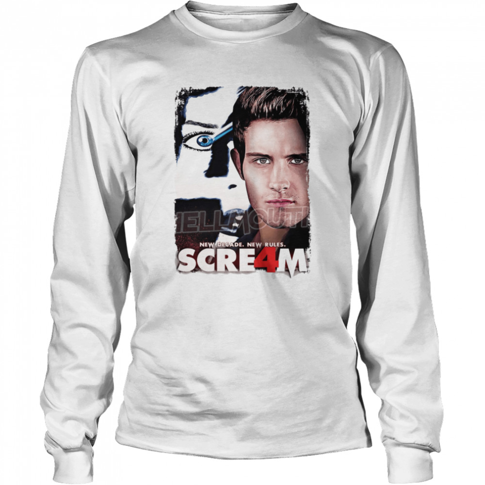 Scream 4 Movie Trevor Nico Tortorella Halloween shirt Long Sleeved T-shirt
