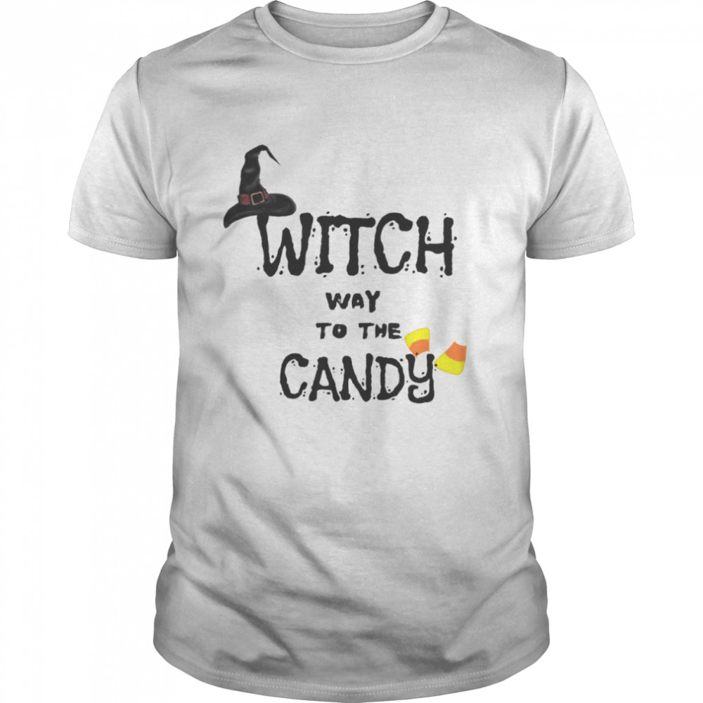Witch Way To The Candy Candy Witch For Vibes shirt Classic Men's T-shirt
