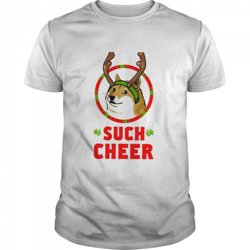 A Well Spirited Doge Such Cheer Christmas shirt