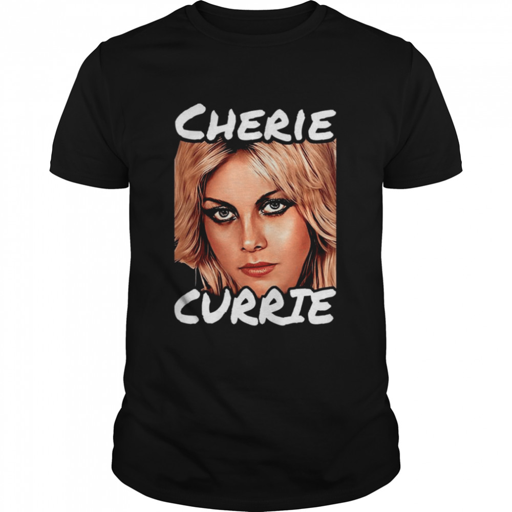Cherie Currie Retro Portrait shirt