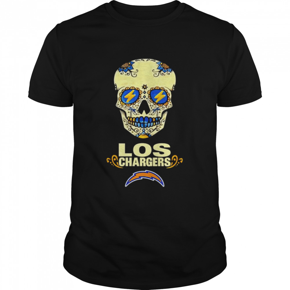 Los Angeles Chargers Sugar Skull shirt