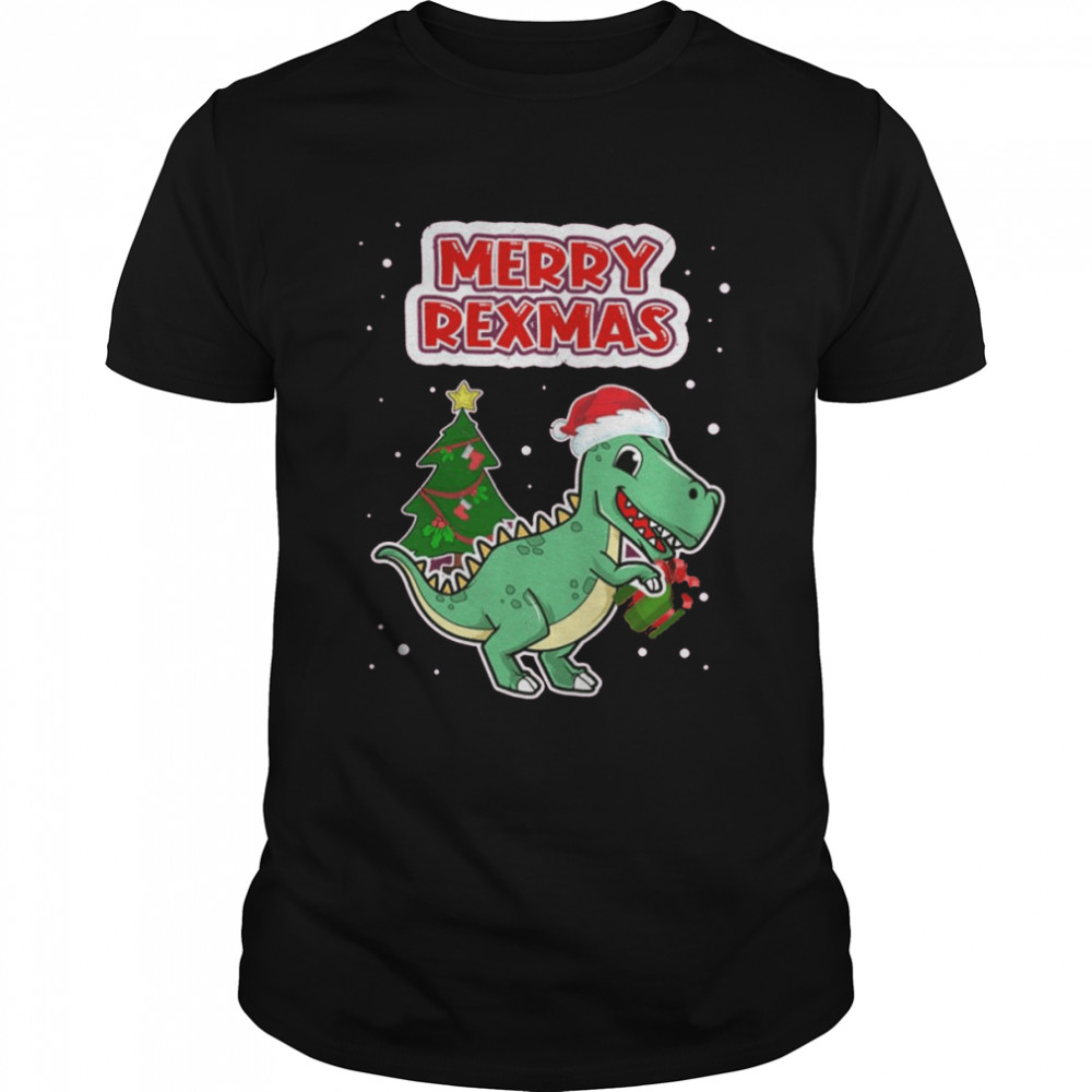 Merry Rexmas Dino Dinosaur Christmas Ya Filthy Animal shirt