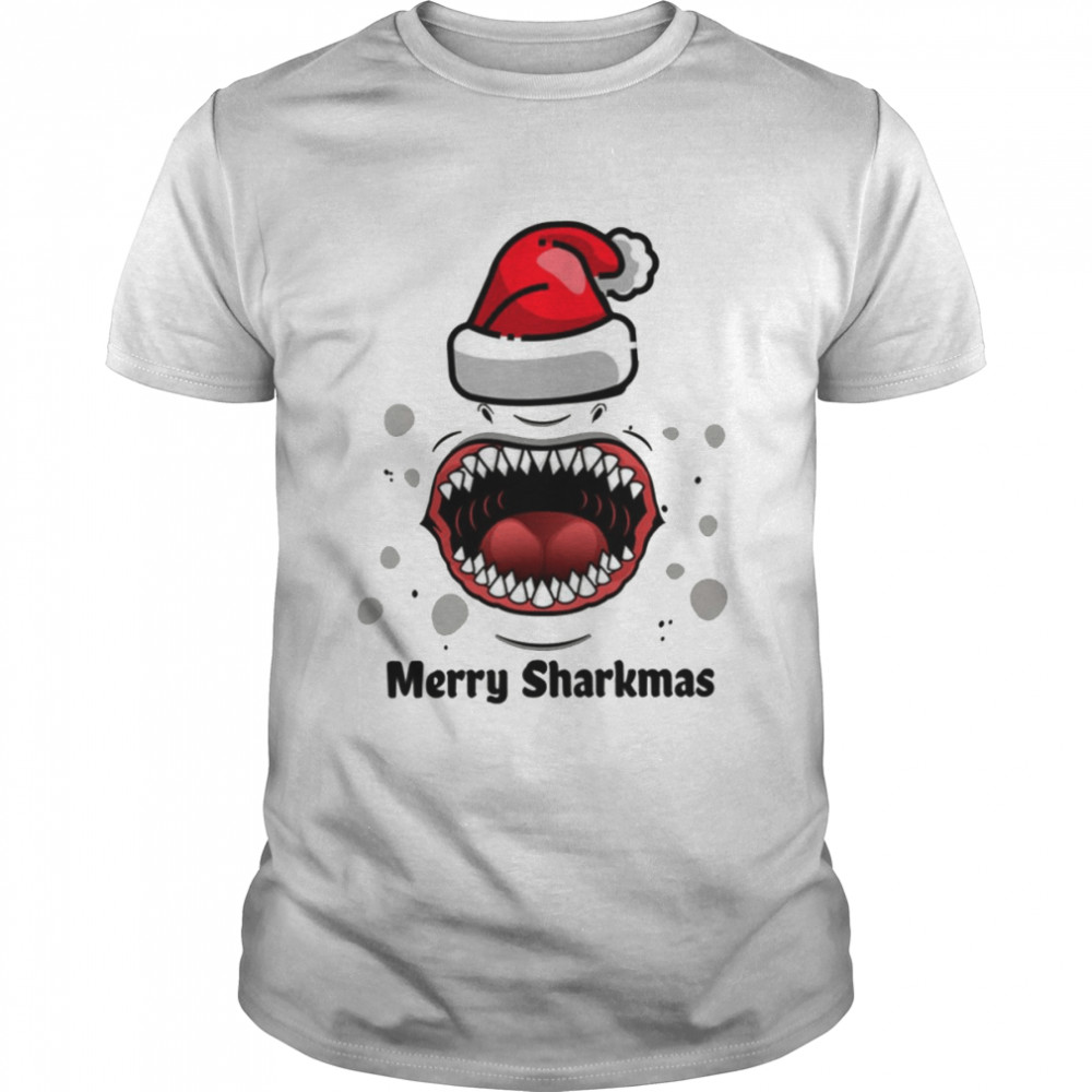 Merry Sharkmas Christmas shirt