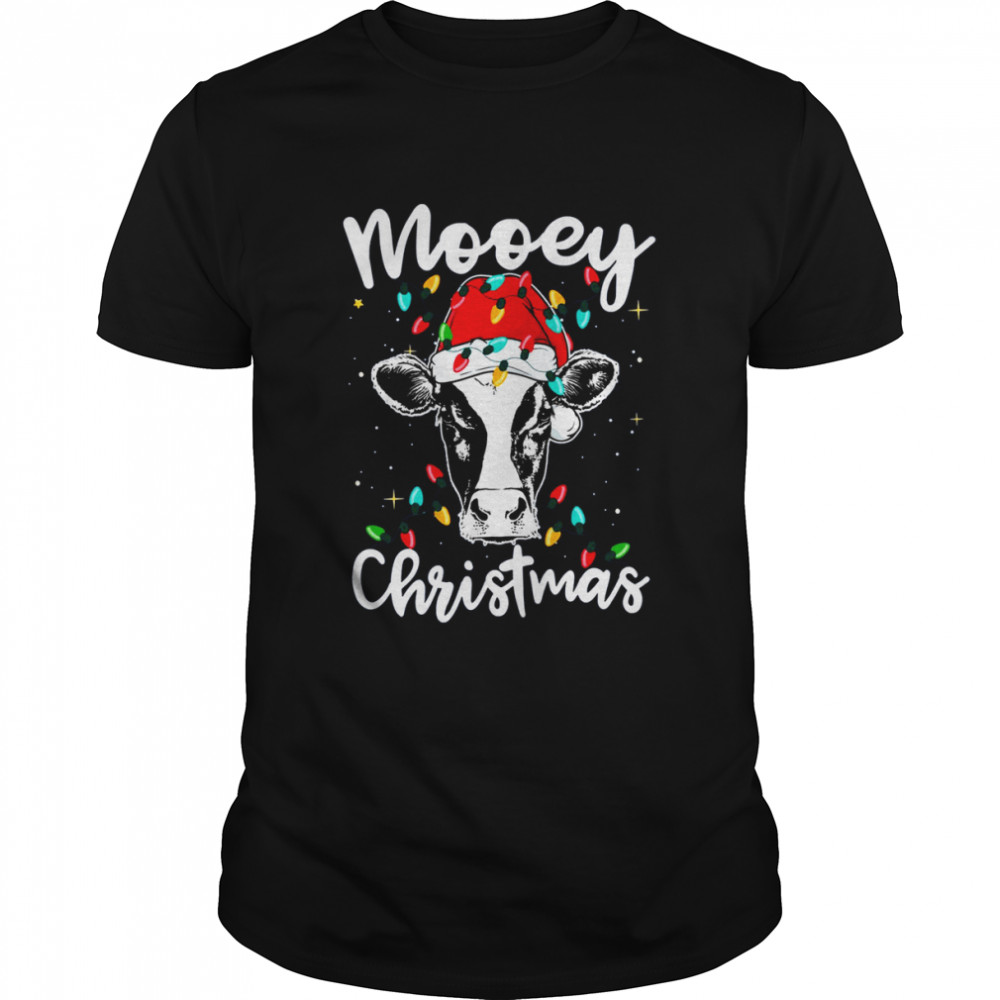 Mooey Christmas Santa Heifer shirt