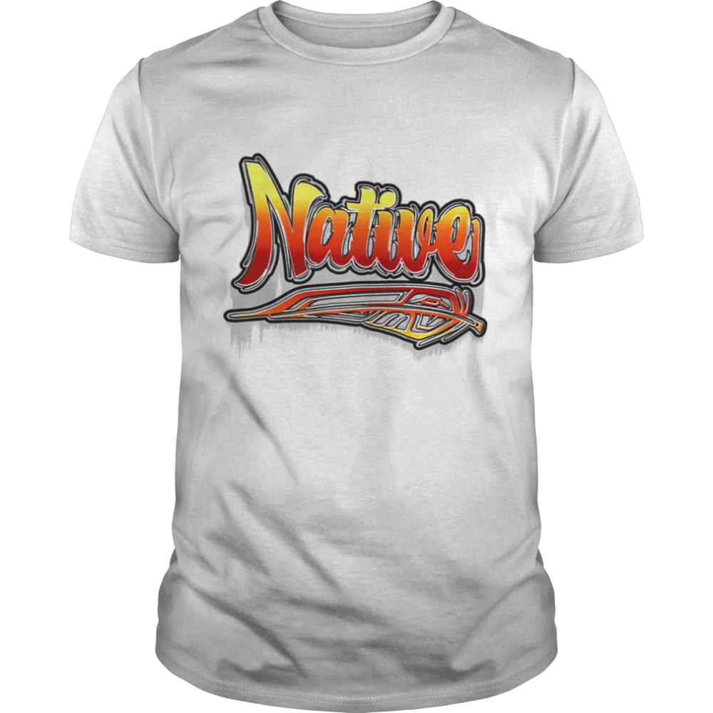 Native Graffiti Trendy shirt
