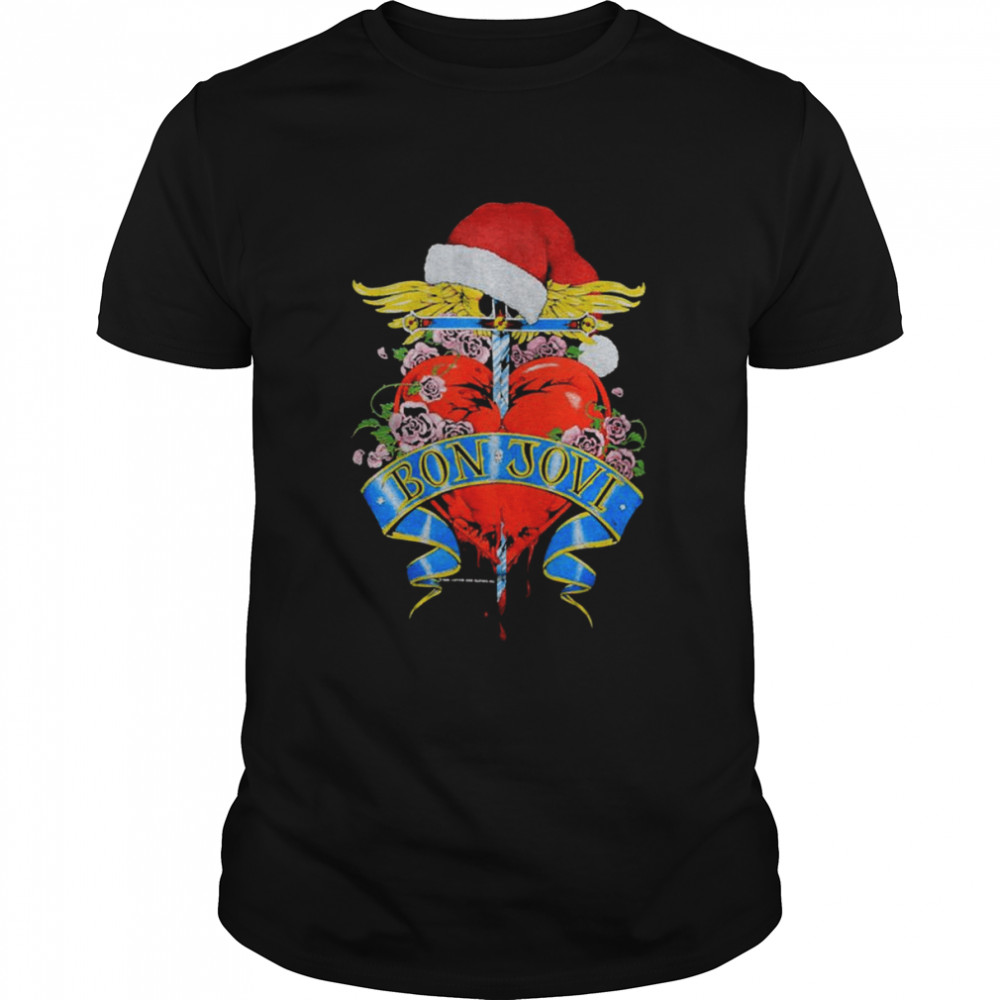 Retro Band Bon Jovi Christmas Merry Christmas shirt