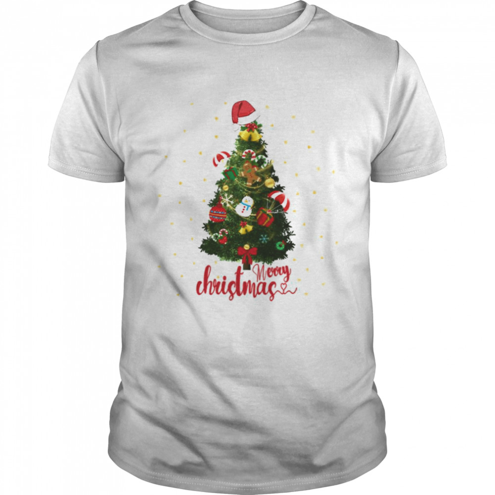 Tree Merry Tree Christmas Graphic Xmas shirt