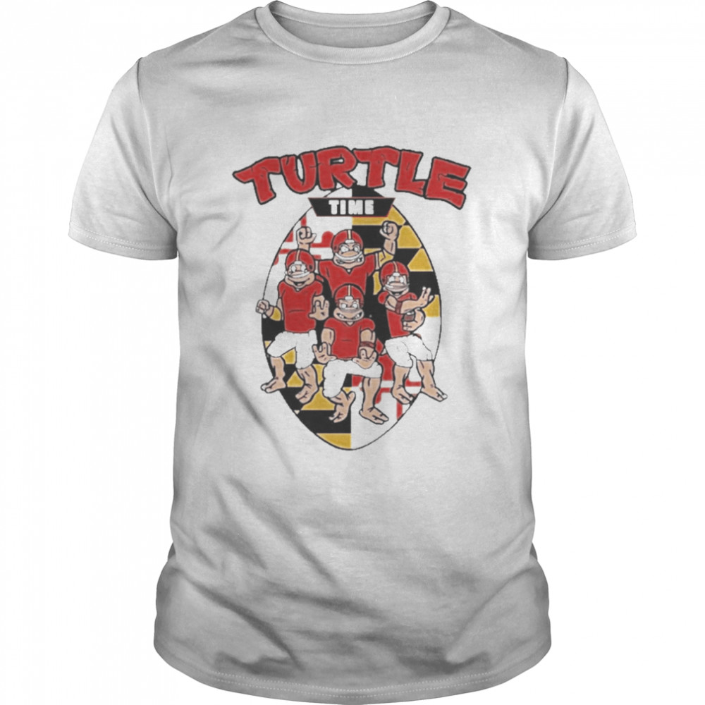 Turtle Time Maryland Football Fans Shirt