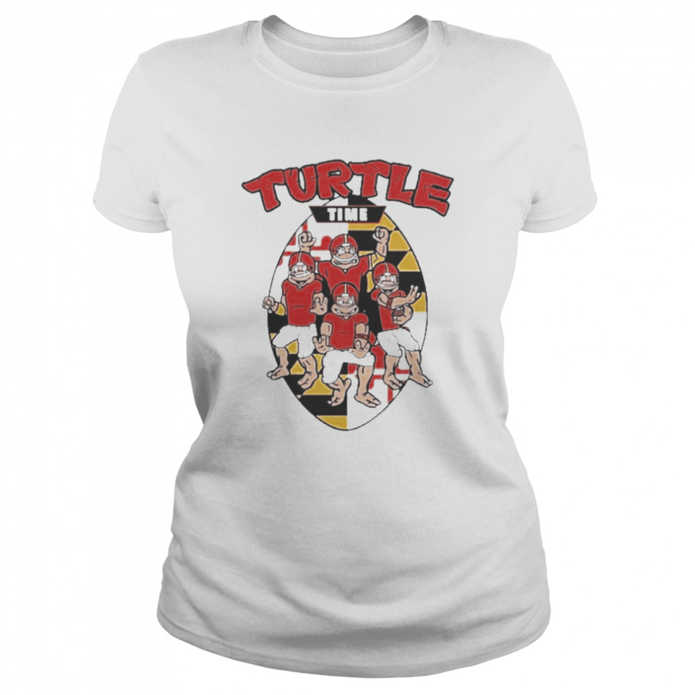Turtle Time Maryland Football Fans  Classic Women's T-shirt