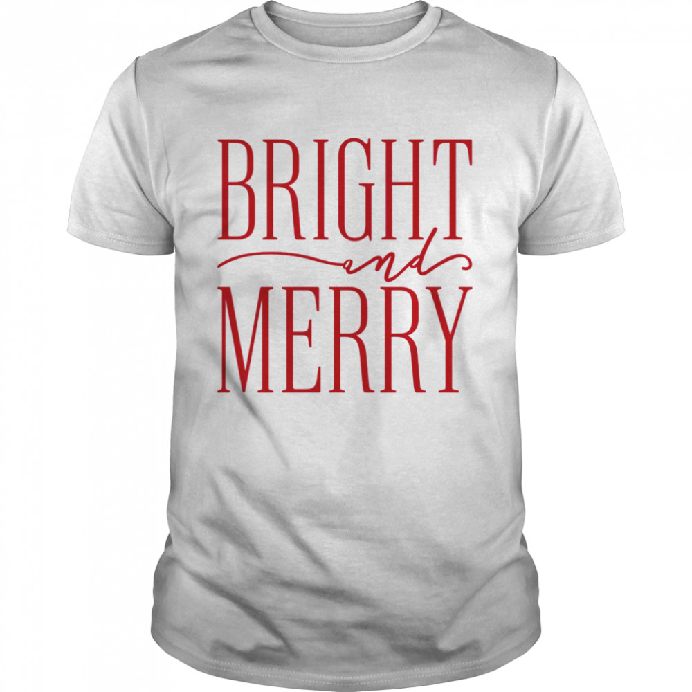 Merry & Bright Boho Cute Cottagecore shirt