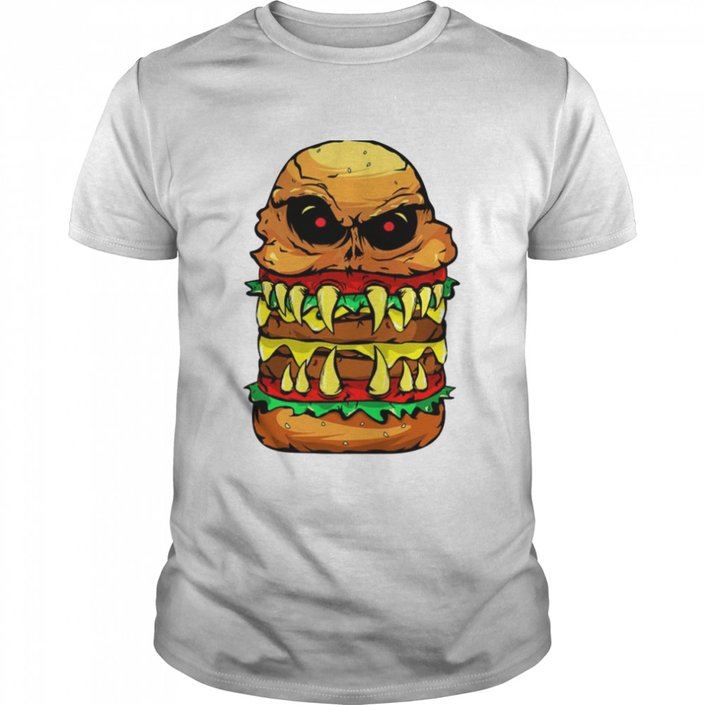 Scary Cheeseburger For Burger Person shirt