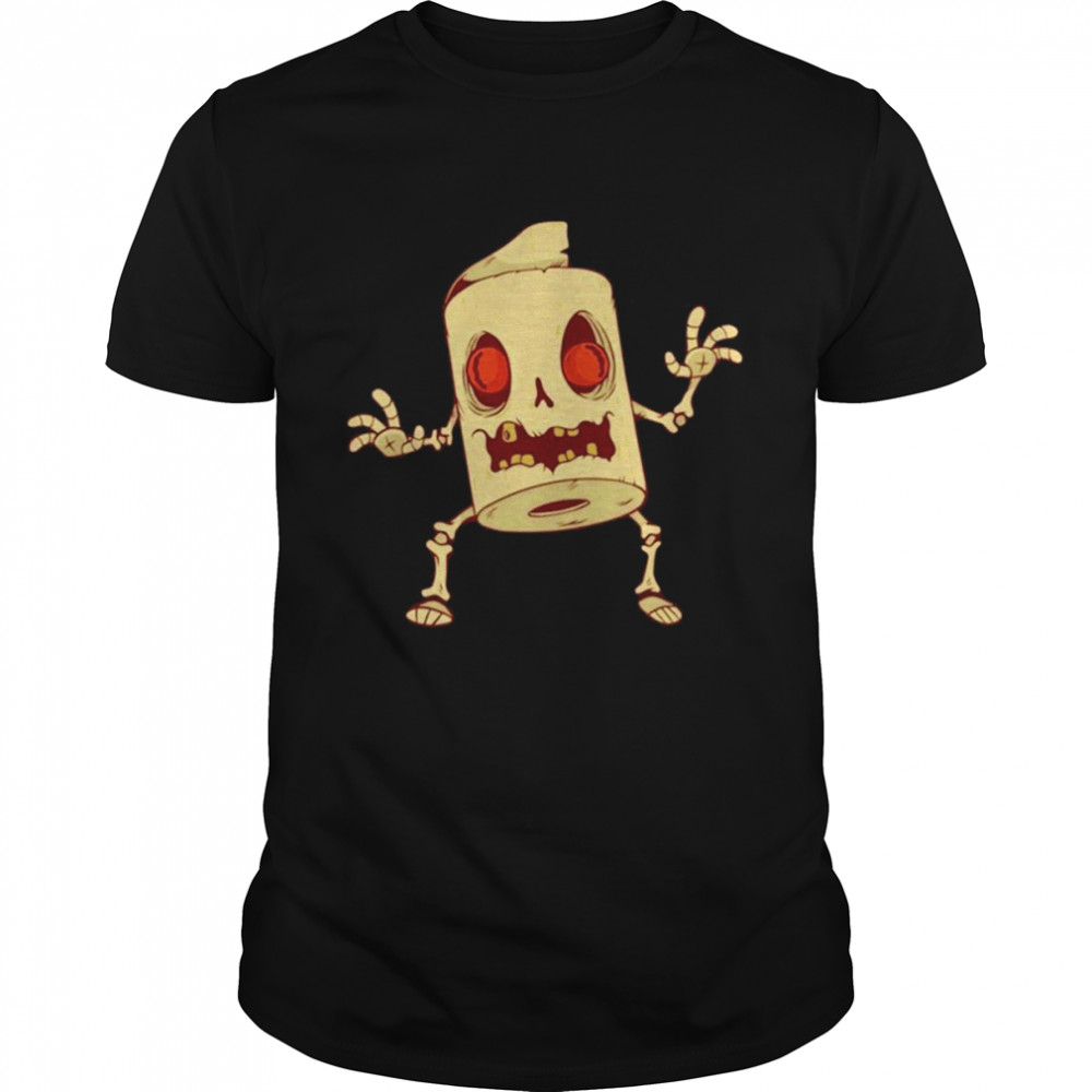Zombie Toilet Paper Monster Shirt
