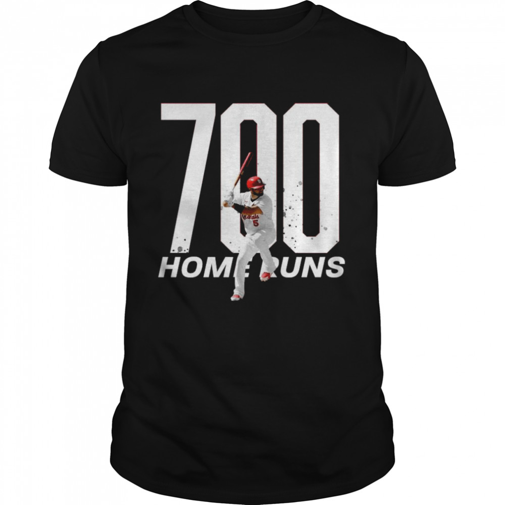 Albert Pujols 700 Home runs Club Carolina Legend 2022 shirt