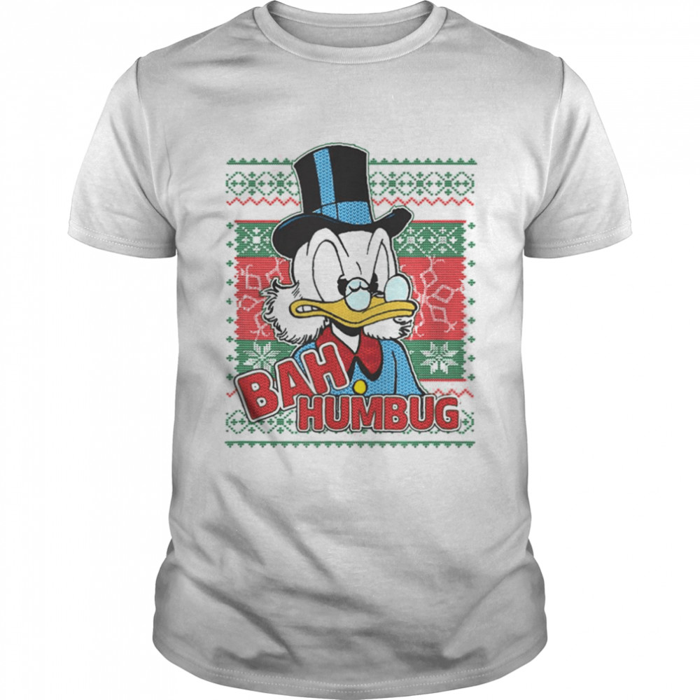Bah Humbug Duck Cartoon Funny Christmas shirt