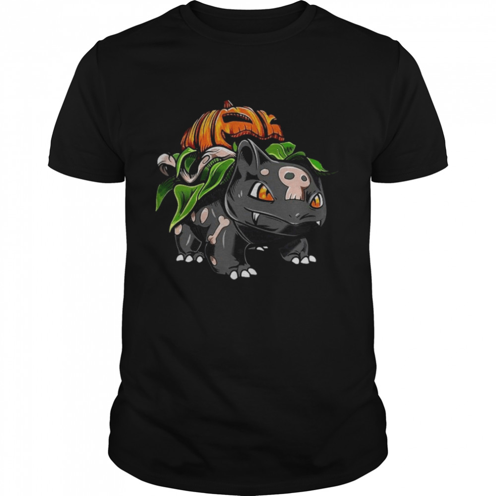 Bulbasaur Pokemon Halloween Pumpkin shirt