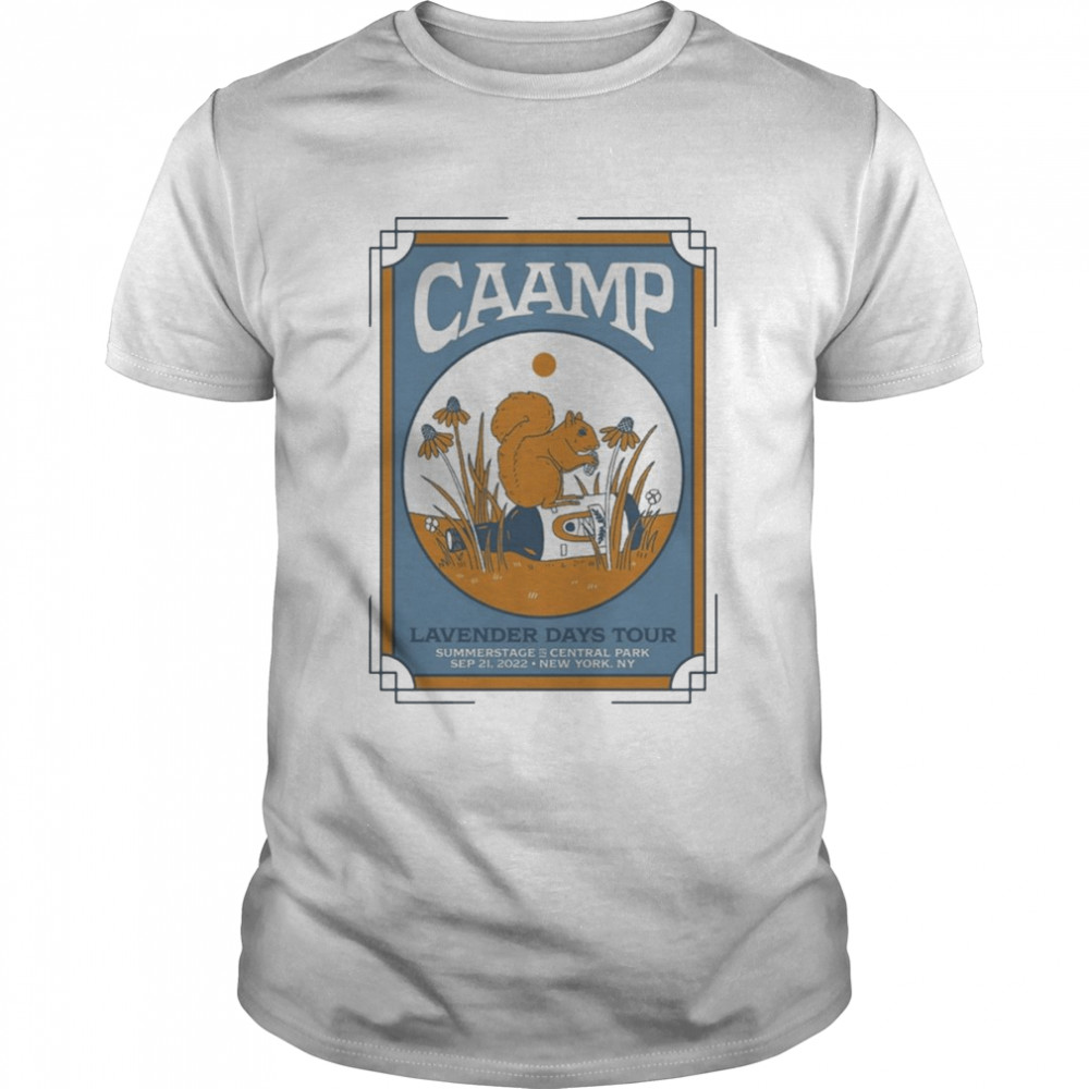Caamp Lavender Days Tour Sept 21 2022 New York Ny shirt
