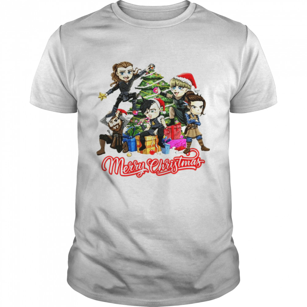 Chibis Cartoon Characters Christmas shirt